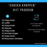 träningsprogram hiit