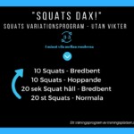 squats träningsprogram