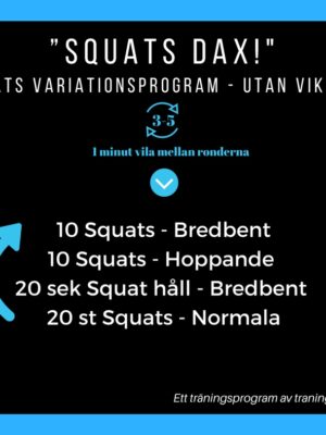 squats träningsprogram