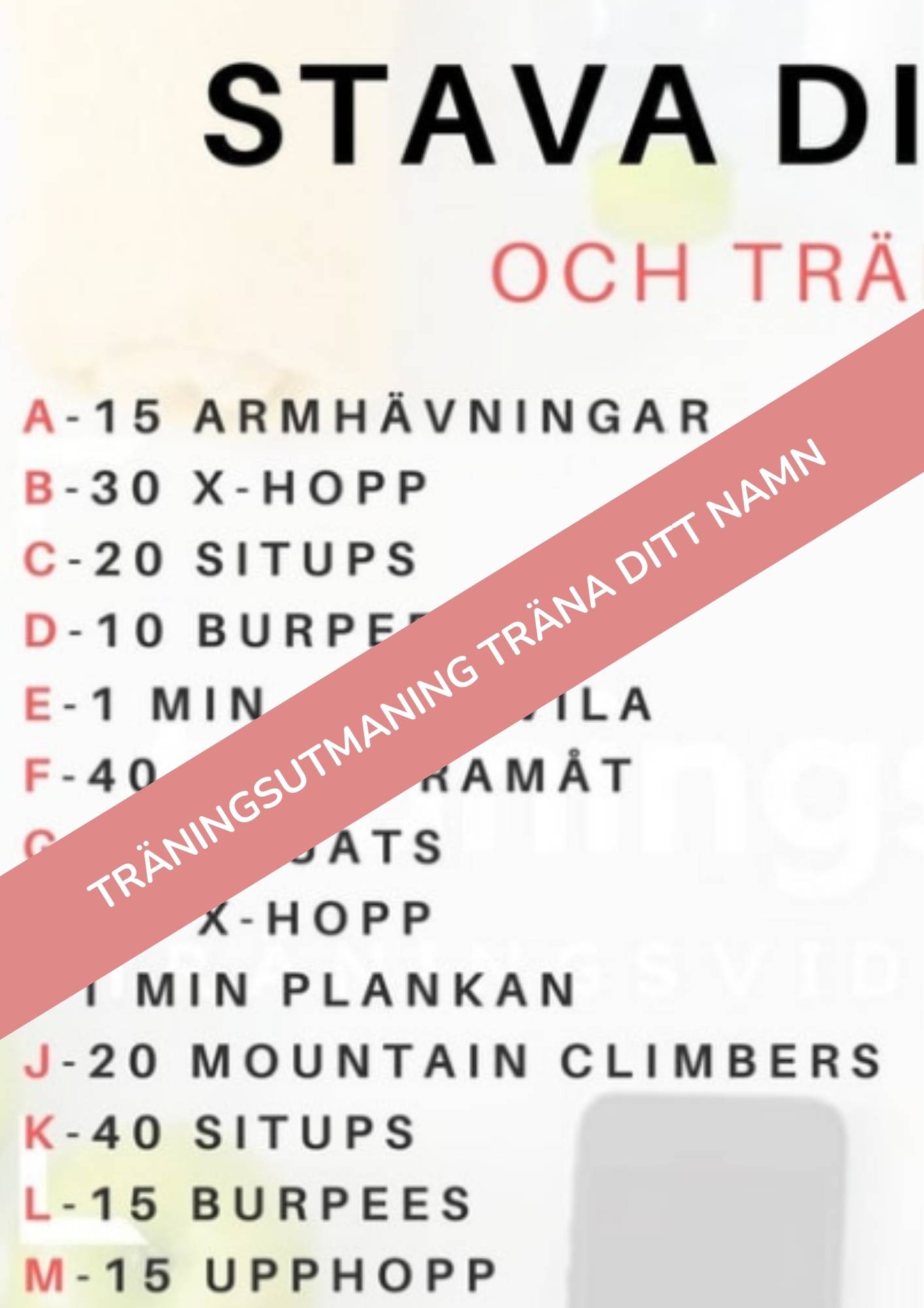 Stava ditt namn