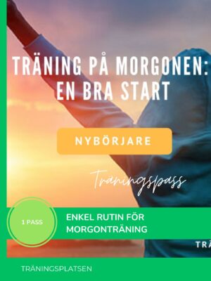 träningsprogram bra start. Program för morgonträning