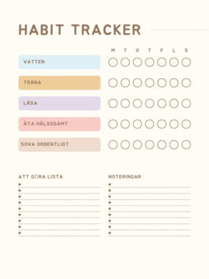 Habit tracker
