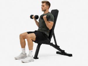 Bicepscurl sittande
